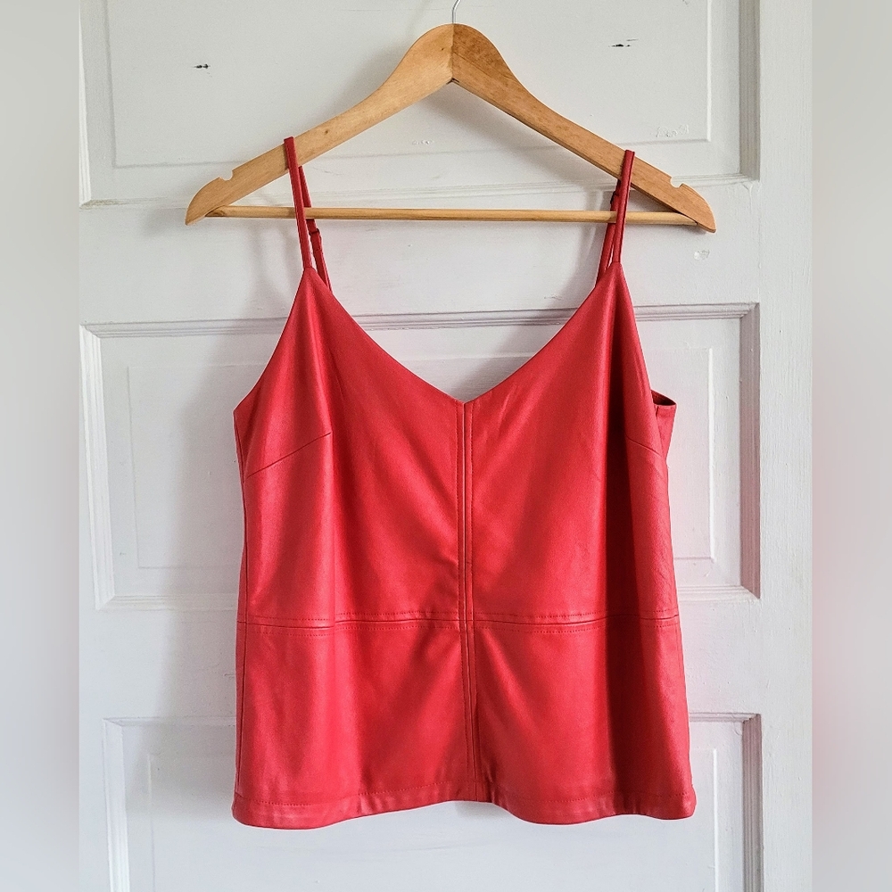 Red Leather Tank